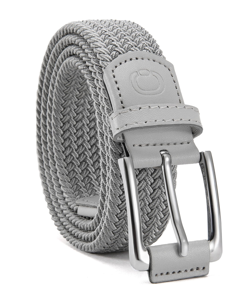 CHAOREN mens stretch belt with elastic braided design for versatile casual wear.