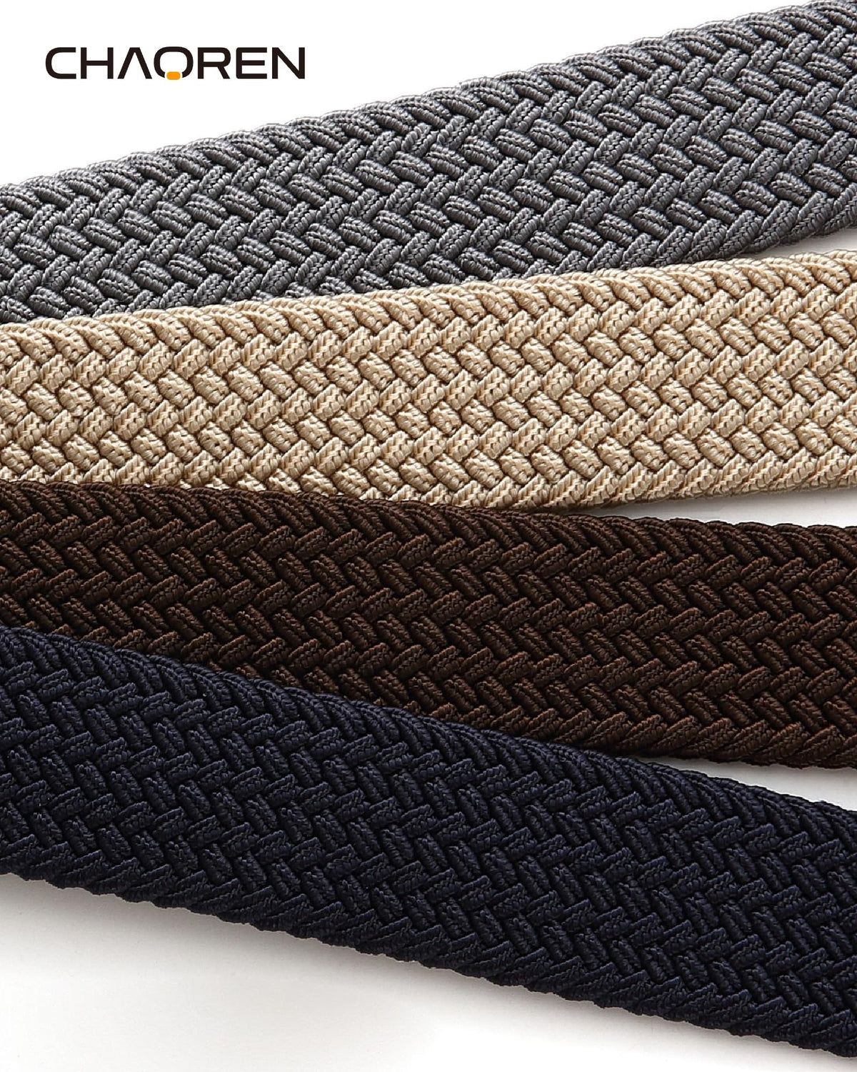 CHAOREN no-hole stretch belt design with adjustable fit and breathable comfort