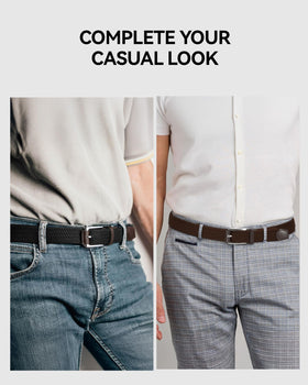 CHAOREN Stretch Belt buckle-insert view showing adjustable fit capability