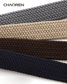 CHAOREN Stretch Belt elastic strap flex demonstrates comfortable movement during activity.