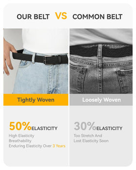 CHAOREN Stretch Belt easy-to-clean braided-strap with long-lasting wear