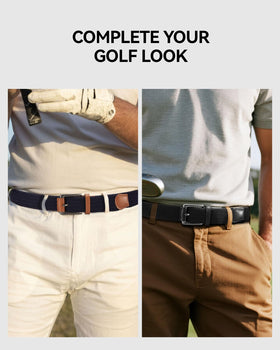 CHAOREN Stretch Belt elastic-strap flexes with movement for comfort