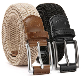 CHAOREN stretch belt strap close-up highlighting braided texture and durable feel