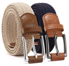 CHAOREN Stretch Belt two pack braided strap close-up showing durable weave for everyday wear.