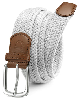 CHAOREN Stretch belt close-up of braided texture showing durability