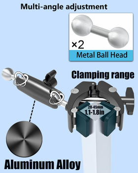 Charchendo Pro Golf Cart Tablet Mount 360 degree head enables flexible viewing.
