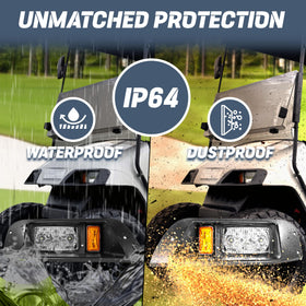 Charm and Heritage EZGO TXT night visibility with energy-efficient LEDs