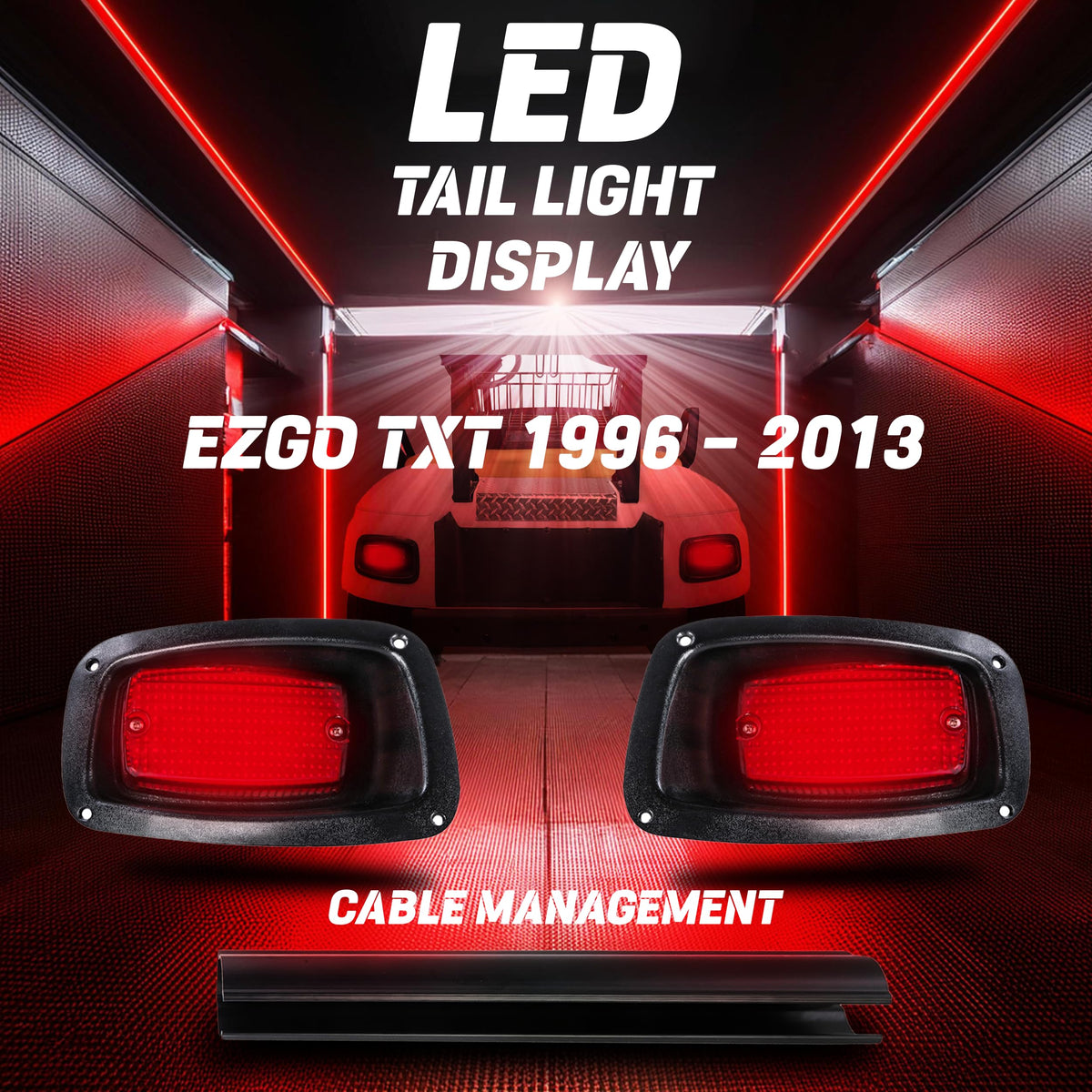 Charm and Heritage EZGO TXT wiring harness enables tidy installation