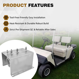 Durable construction withstands repeated electrical demands during long golf cart runs.