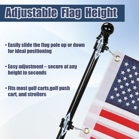 CHENGWEI 360-degree ring allows wind-friendly flag display