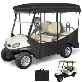 CHENGWEI 4-passenger enclosure for Club Car Tempo Onward protects occupants from weather