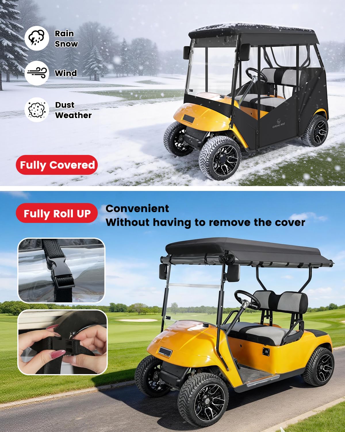 CHENGWEI 600D Oxford fabric enclosure material highlights durability