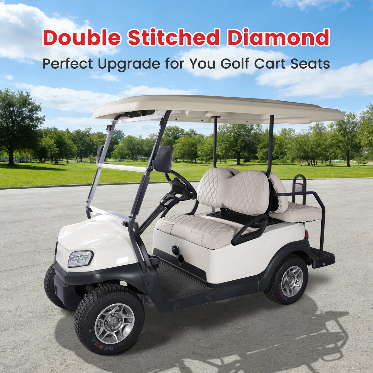 CHENGWEI full-kit on a Club Car Tempo enhances cabin appearance
