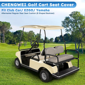 CHENGWEI diamond stitch back seat cover adds premium style and comfort.