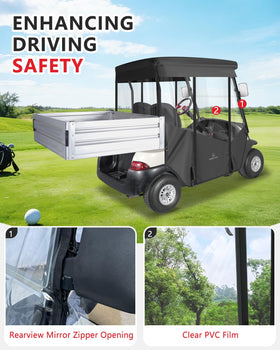 CHENGWEI dual zip doors enable easy entry and ventilation