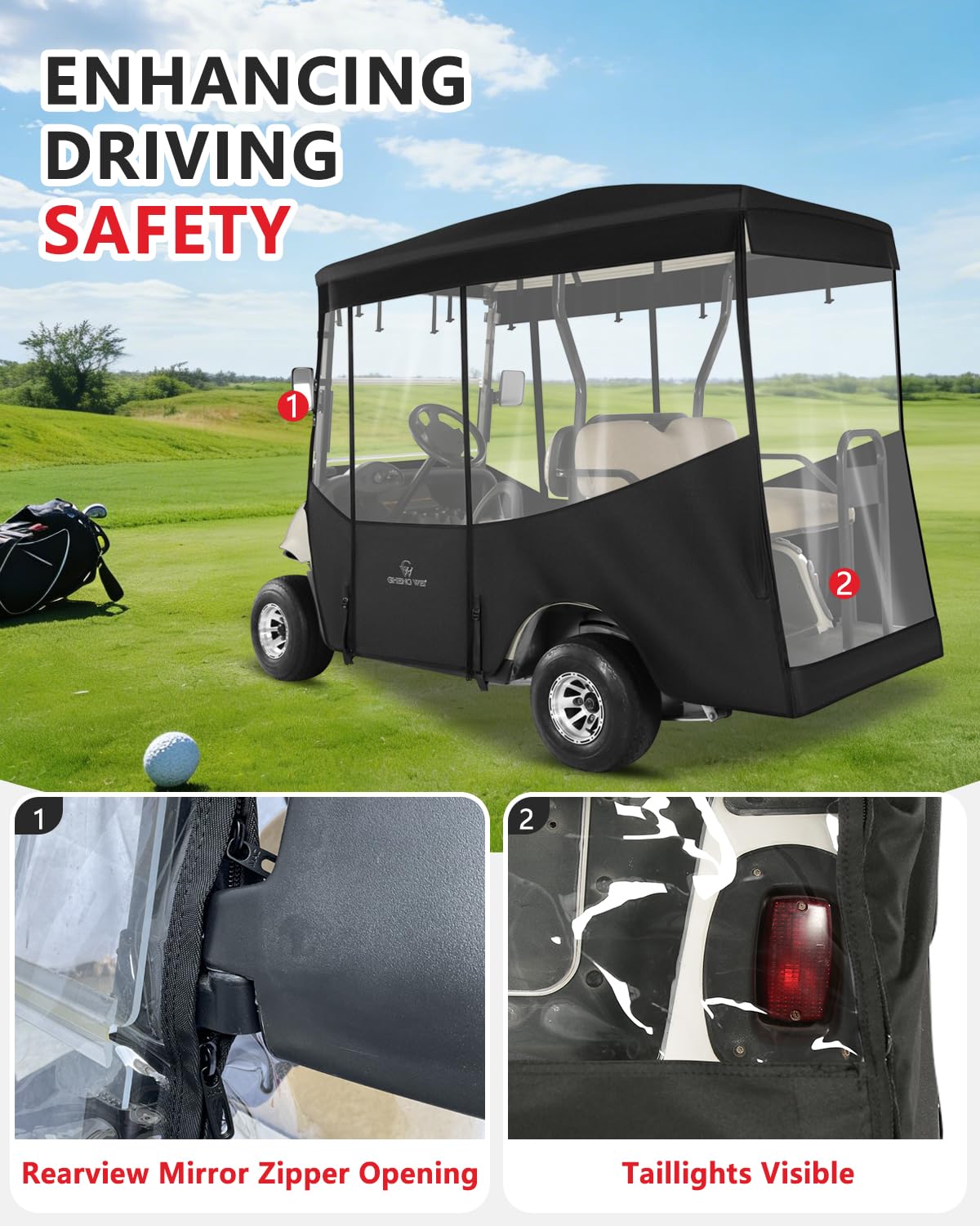 CHENGWEI eight-zipper system enables smooth entry and exit.