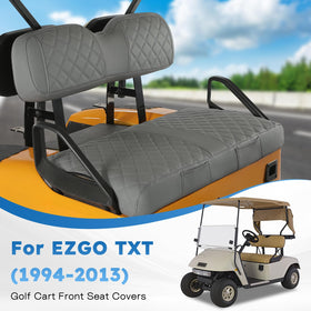 CHENGWEI EZGO TXT front seat cover with pockets keeps essentials organized.