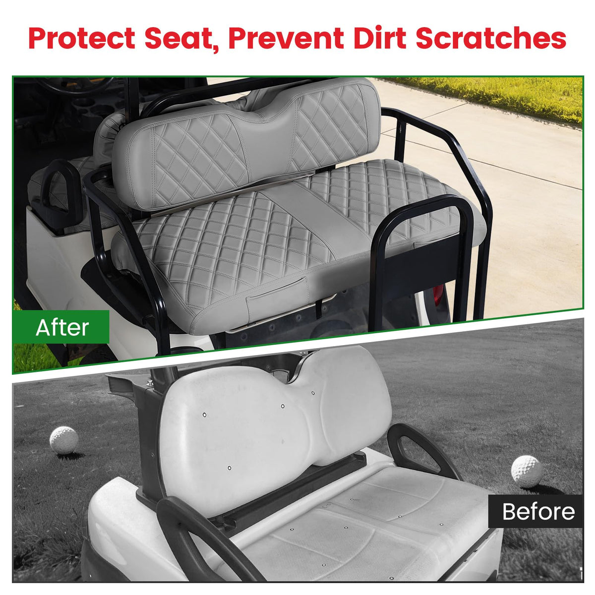 CHENGWEI front seat storage pockets help organize keys, cards, and tees.