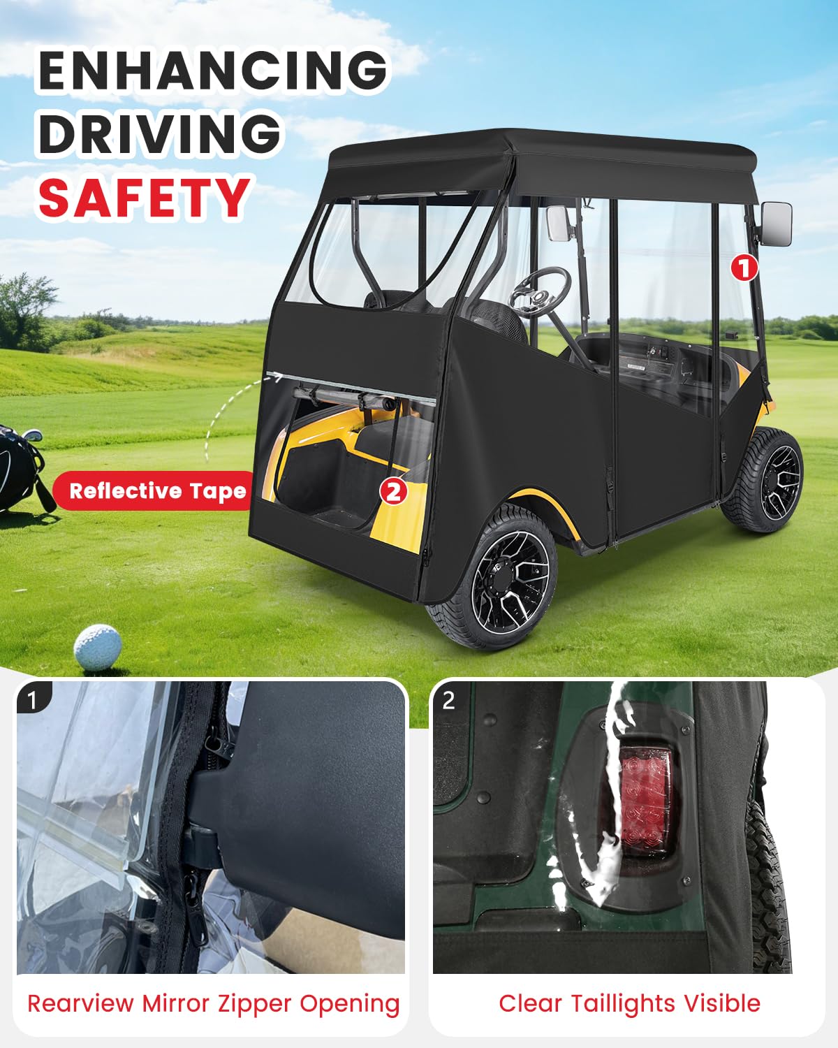 CHENGWEI full roll-up windows enclosure enabling versatile ventilation