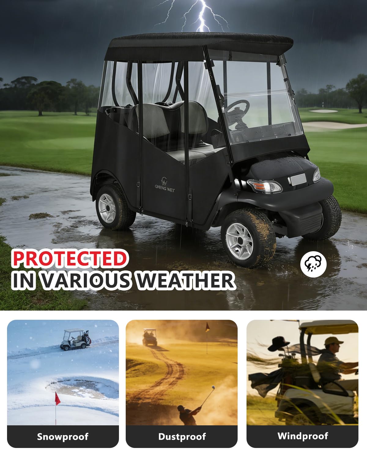 CHENGWEI EXCAR 2-seat compatibility for precise fit and protection