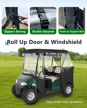 CHENGWEI enclosure with roll-up doors demonstrates easy entry.