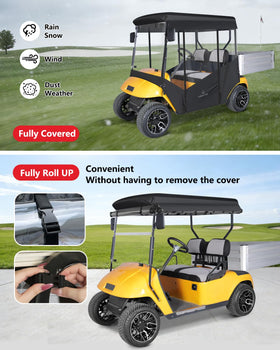 CHENGWEI enclosure roll-up windows close-up for easy ventilation.