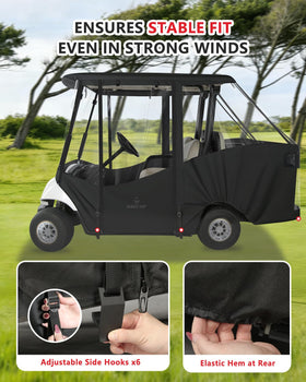 CHENGWEI panoramic window for Yamaha G29 provides clear visibility in all directions