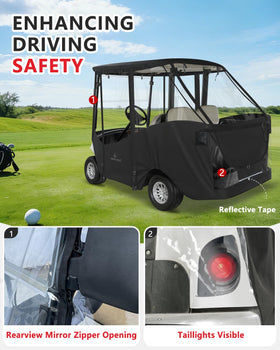 CHENGWEI enclosure with roll-up windows for Yamaha G29, easy ventilation