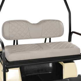 CHENGWEI golf cart rear seat cover in beige for a clean, durable interior upgrade.