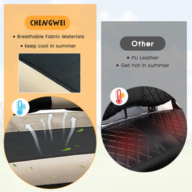 CHENGWEI rear seat cushion cover fitting most aftermarket cushions.