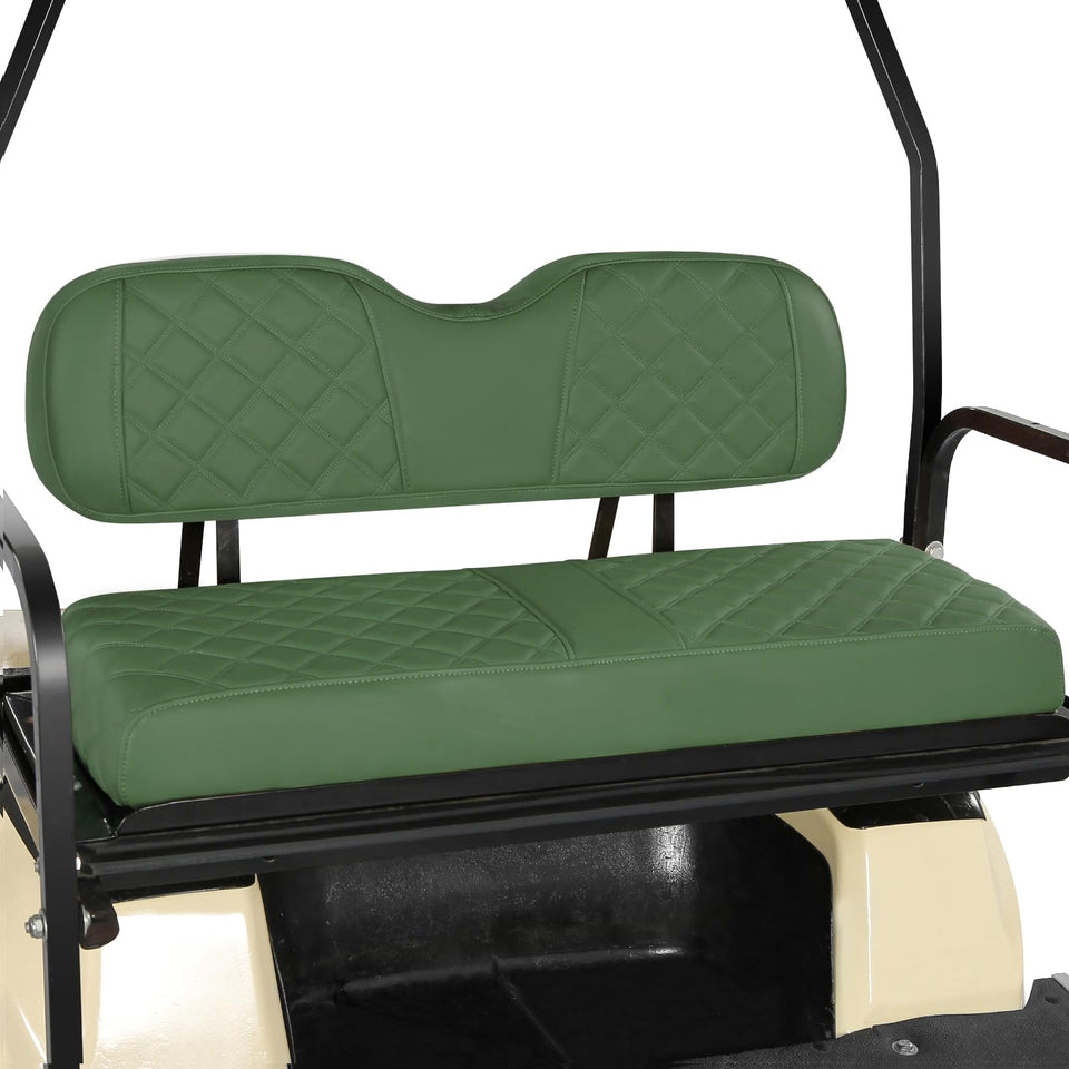 CHENGWEI golf cart rear seat cover with diamond stitch for premium comfort.