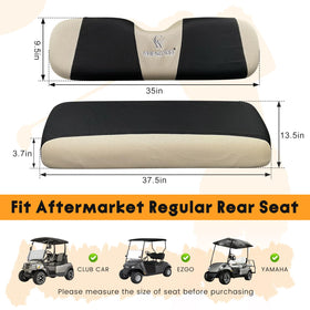 CHENGWEI installation guide showing tool free setup for rear seat cover.