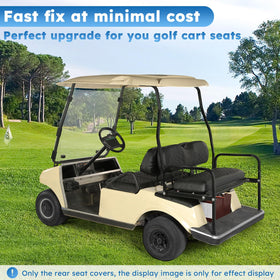 CHENGWEI golf cart rear seat cover adds a sophisticated look to your cart.
