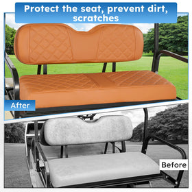 CHENGWEI scratch-resistant vinyl rear seat cover protects against daily wear.