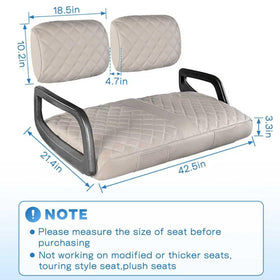 CHENGWEI seat-bench beige cover provides a refreshed look for the front bench.