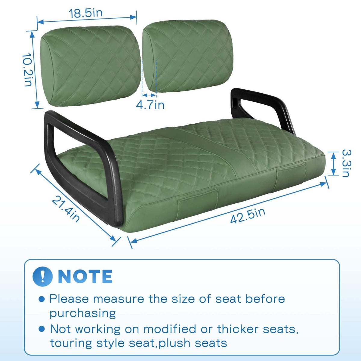 CHENGWEI golf cart seat cover retractable buckle eases installation