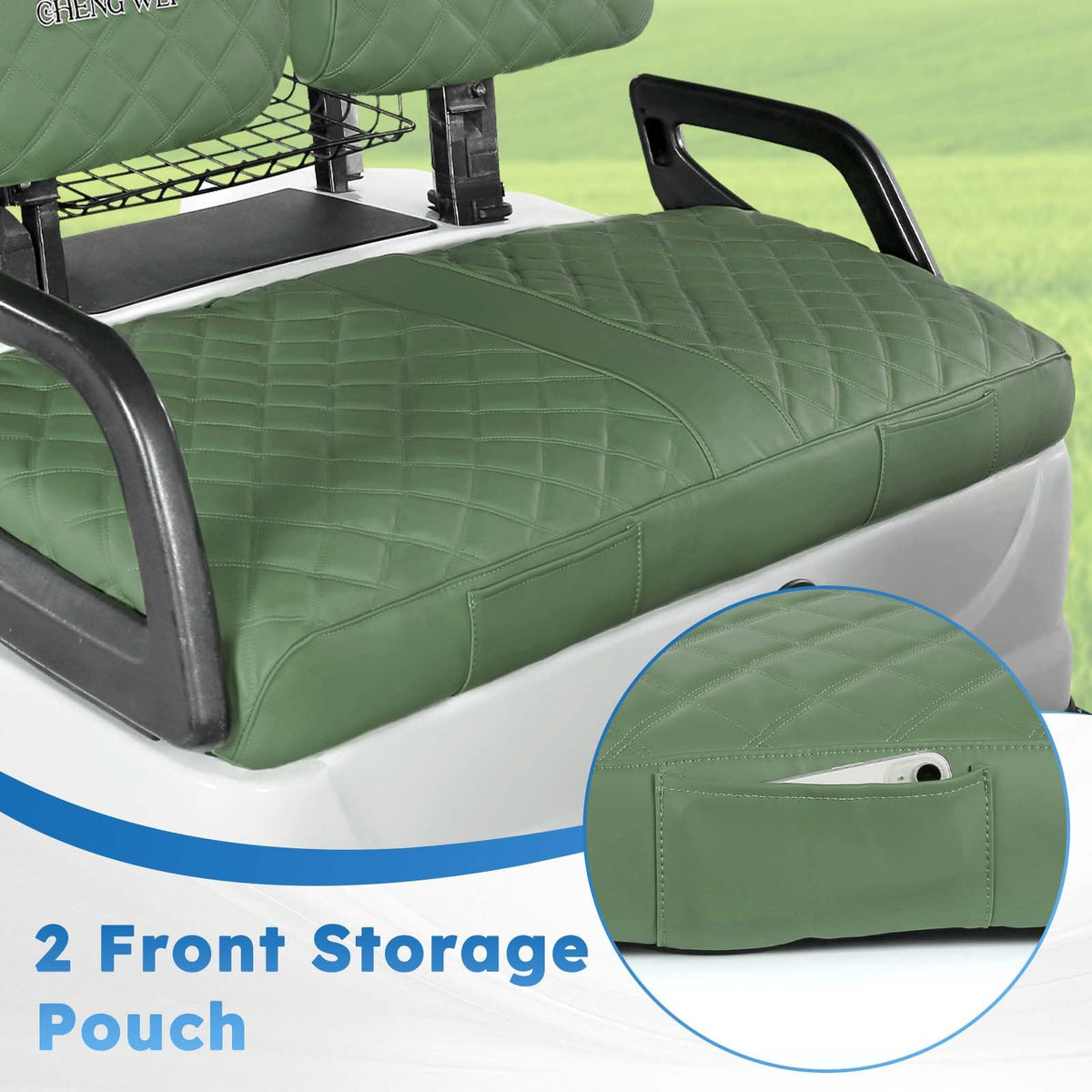 CHENGWEI golf cart seat cover UV-resistant protects color