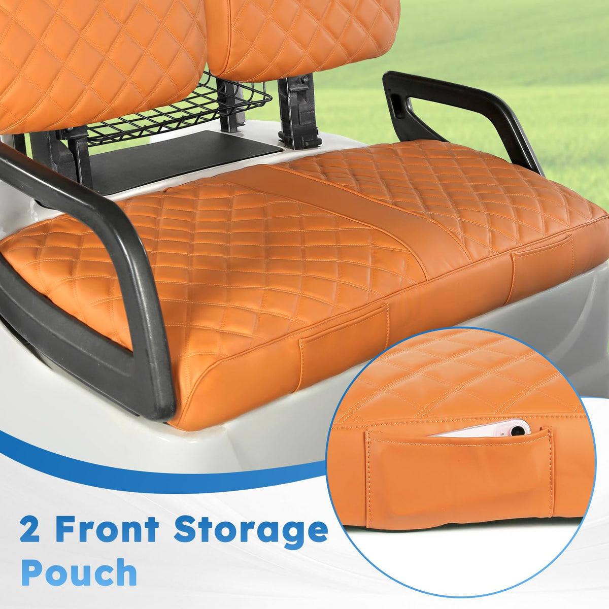 CHENGWEI vinyl leather is easy to wipe clean after your round.