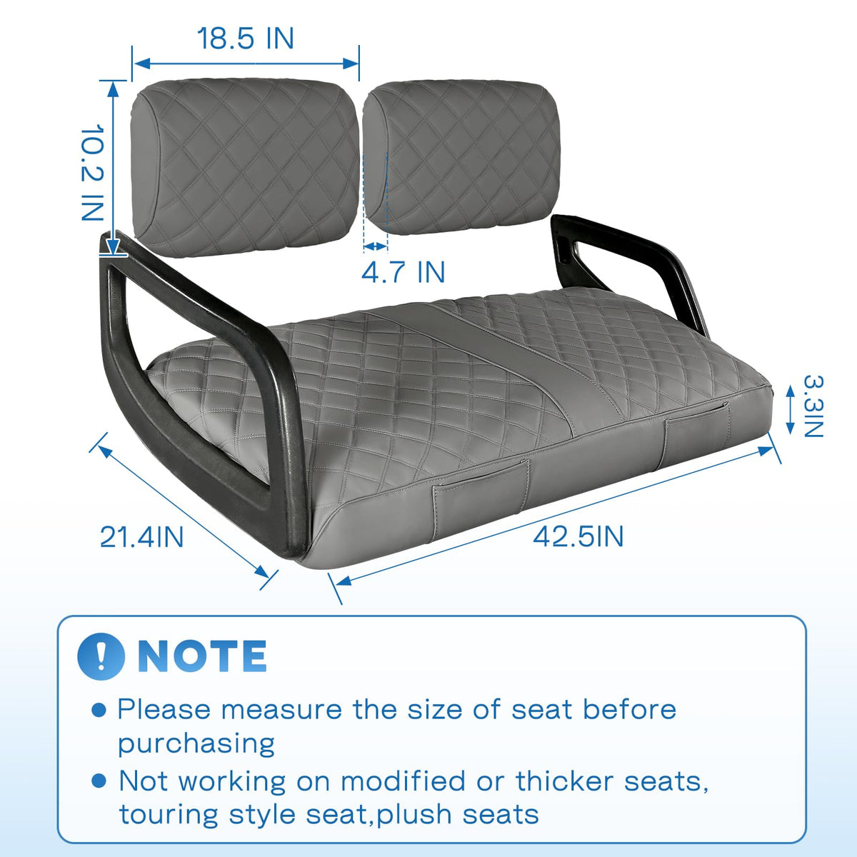 CHENGWEI seat cover easy install with straps and buckles