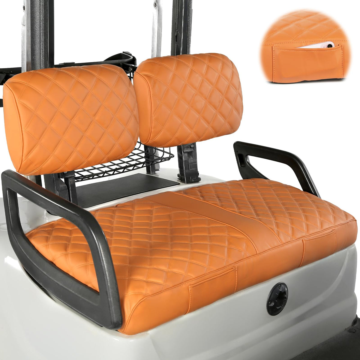 CHENGWEI Yamaha G22 front seat cover provides a tailored fit and renewed look.