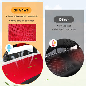 CHENGWEI front backrest cover in red-black refreshing appearance and cleanliness