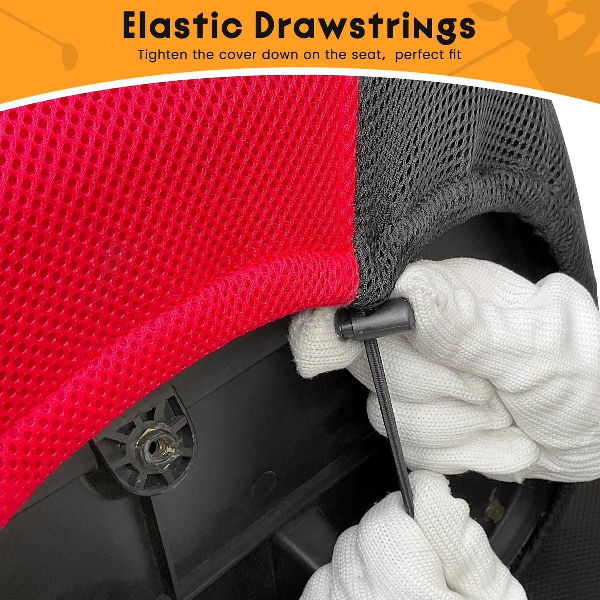 CHENGWEI tool-free installation demonstration with buckles and drawstring