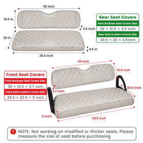 CHENGWEI EZGO RXV front backrest beige adds support and style