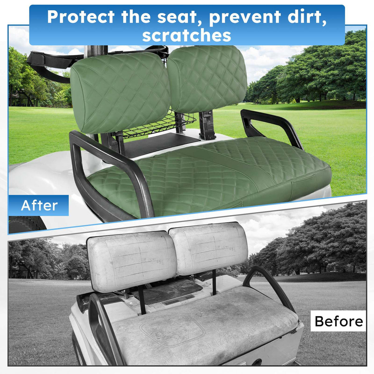 CHENGWEI green seat cover for g22 adds fresh look