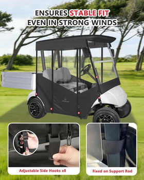 CHENGWEI clear PVC windows enhance visibility while driving.