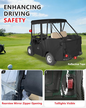 CHENGWEI rearview mirror zipper access enhances safety and convenience.