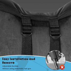CHENGWEI easy-install buckle and elastic cord simplify fitting.