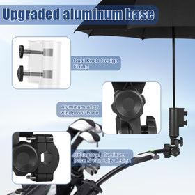 CHENGWEI umbrella holder 180 degree adjustment enables flexible positioning on golf carts