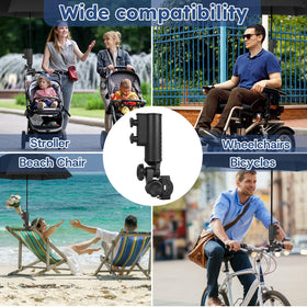 CHENGWEI umbrella holder stroller compatibility keeps hands free during strolls