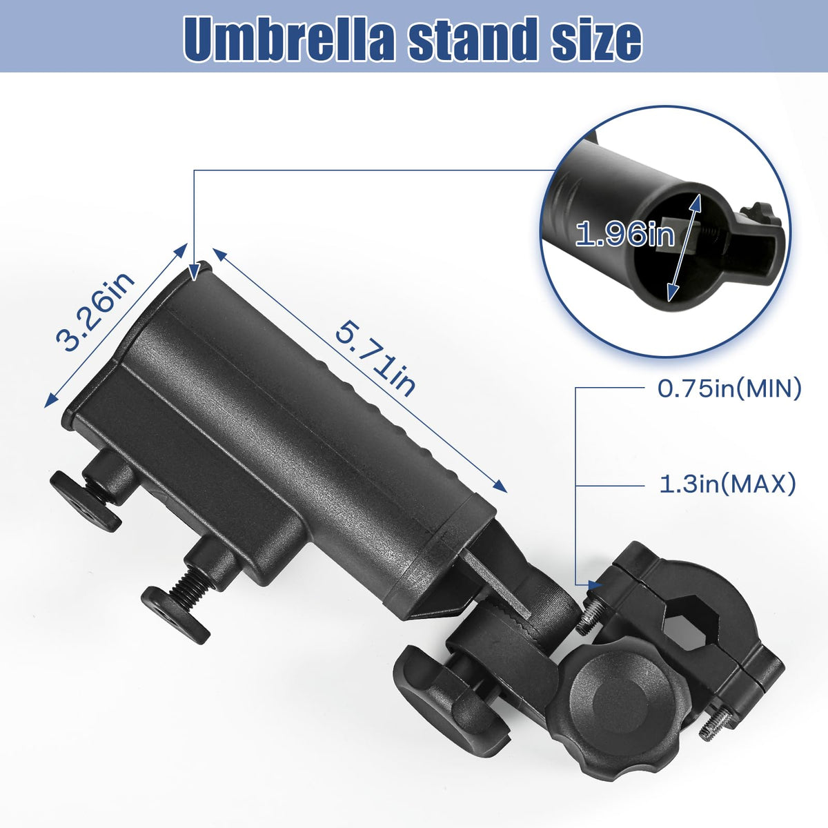 CHENGWEI umbrella holder windproof design protects gear on windy days